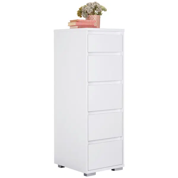 Carryhome KOMODA, bílá, 40/120/48 cm