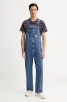 Džínové lacláče Levi's LOOSE OVERALLS x WORKWEAR