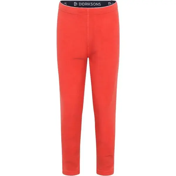 DIDRIKSONS MONTE KIDS PANTS 9 Dětské volnočasové kalhoty, červená, velikost