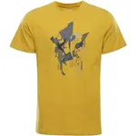 ALPINE PRO NESAD Pánské triko, žlutá, velikost