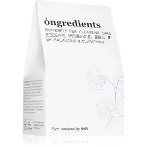 Ongredients Butterfly Pea Cleansing Ball čisticí mýdlo na obličej s antioxidačním účinkem 110 g