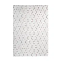 XXXL KOBEREC S VYSOKÝM VLASEM, 160/230 cm, bílá