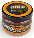 Mikbaits vyvážené boilie smoke wafters 14 mm 150 ml - mango butyric