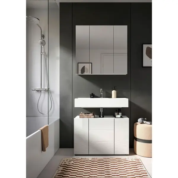 MID.YOU KOUPELNA bílá, vysoce lesklá bílá