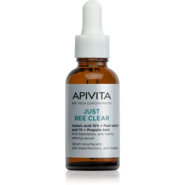 Apivita Just Bee Clear Serum sérum pro mastnou a problematickou pleť 30 ml