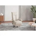 Sit & More KŘESLO, textil, krémová