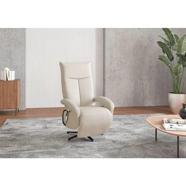 Sit & More KŘESLO, textil, krémová