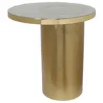MID.YOU ODKLÁDACÍ STOLEK, barvy zlata, jílová barva
