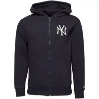 New Era MLB ESSENTIALS FZ HOODY NEYYAN Pánska mikina, tmavo modrá, veľkosť