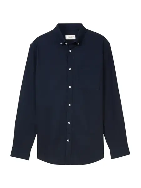 TOM TAILOR Košeľa  námornícka modrá