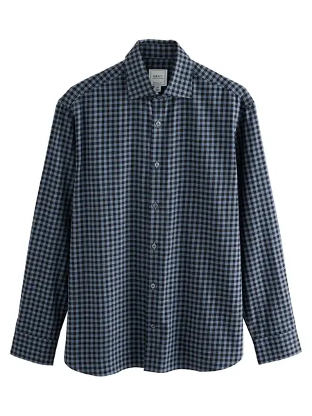 Next Košeľa  zafírová / čierna