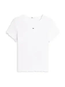 Tommy Jeans Tričko  biela