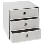 Carryhome SKLÁDACÍ KRABICE, kov, textil, karton, 32/32/31,5 cm