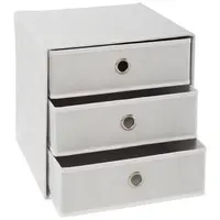 Carryhome SKLÁDACÍ KRABICE, kov, textil, karton, 32/32/31,5 cm