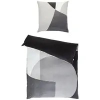 Schöner Wohnen OBOUSTRANNÉ POVLEČENÍ, satén, antracitová, šedá, černá, světle šedá, tmavě šedá, 135/200 cm