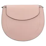 Dámska kožená crossbody kabelka Italia Locita - ružová