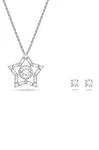 Swarovski - Náušnice a náhrdelník Stella