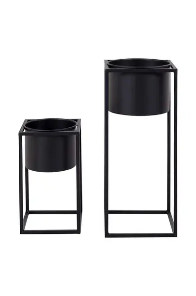 Sada květináčů se stojanem House Nordic Marla 17 x 31 / 19,5 x 50,5 cm 2-pack