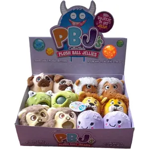 Plyšové zvieratko mačkacie s guličkami pejsek