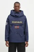 Bunda Napapijri Skidoo 1990 pánská, tmavomodrá barva, přechodná, NP0A4IK5B2Q1
