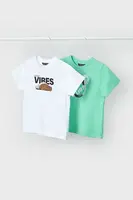Dětské bavlněné tričko Mayoral 2-pack