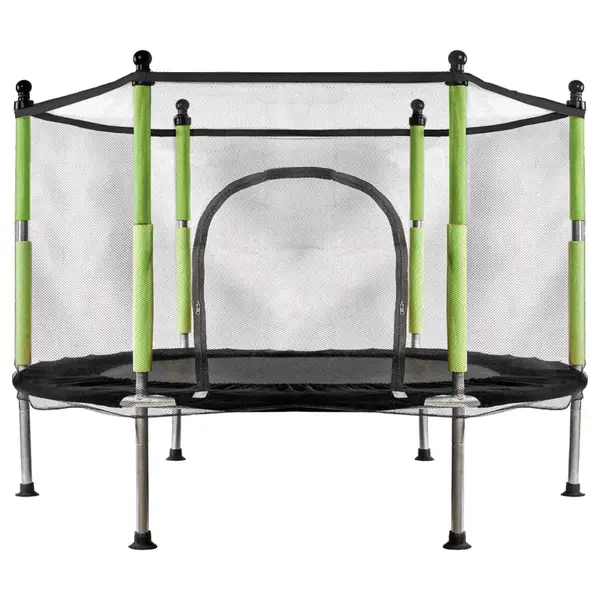 Záhradná trampolína 140 cm so sieťou – 6 nôh, 36 pružín (6+)