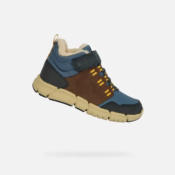 Modré chlapčenské členkové topánky Geox Flexyper Boy B ABX