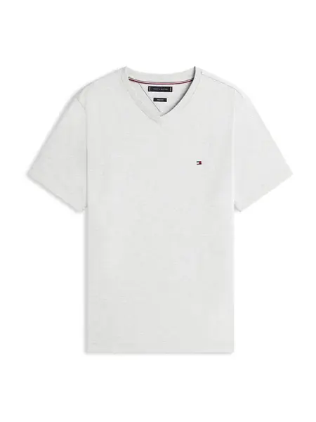 TOMMY HILFIGER Tričko 'ESSENTIAL'  sivá melírovaná