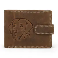 Pánská kožená peněženka hnědá - Diviley Kostas Pes