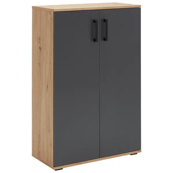 Xora BOTNÍK, antracitová, dub artisan, 70/106/29,5 cm