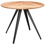 Landscape JÍDELNÍ STŮL, akácie, černá, barvy akácie, 100/100/76 cm