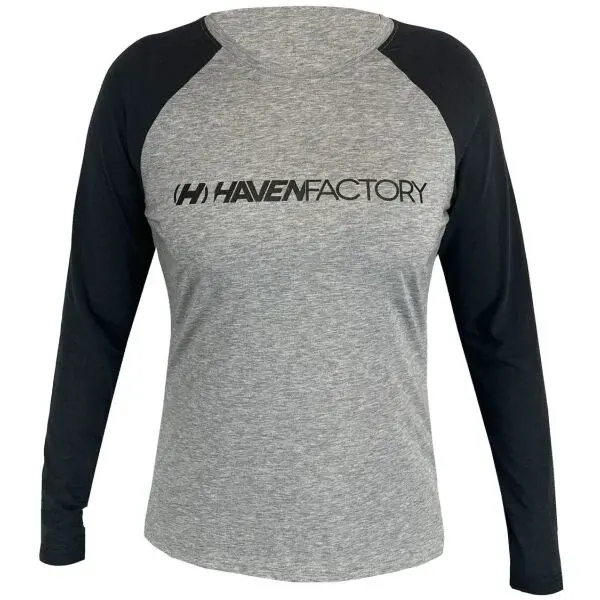 HAVEN FACTORY TRAIL WMS Dámsky voľný dres/tričko, sivá, veľkosť
