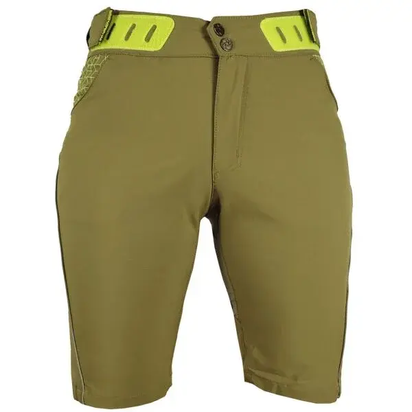 HAVEN SINGLETRAIL WMS Dámske krátke nohavice, khaki, veľkosť