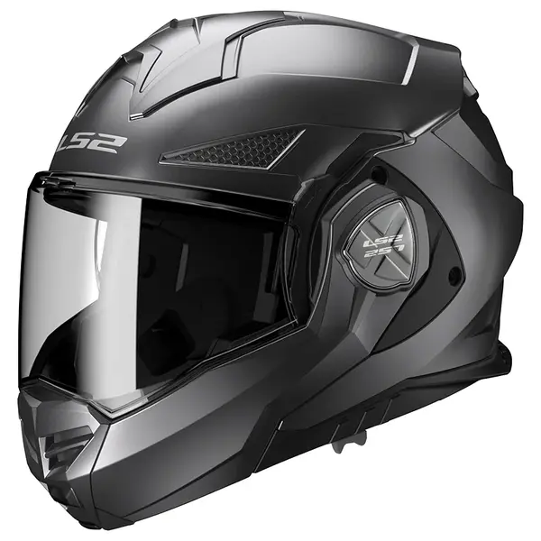 Překlopná moto přilba LS2 FF901 Advant X Solid Matt Titanium P/J XL (61-62)