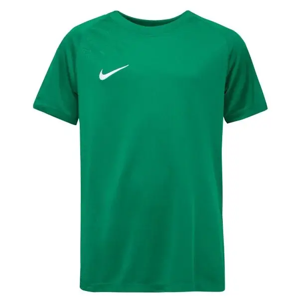 Nike DRI-FIT PARK VIII JR Dětský fotbalový dres, tmavě zelená, velikost