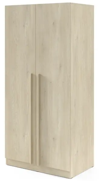 Dvoudveřová šatní skříň arturo - krémový dub