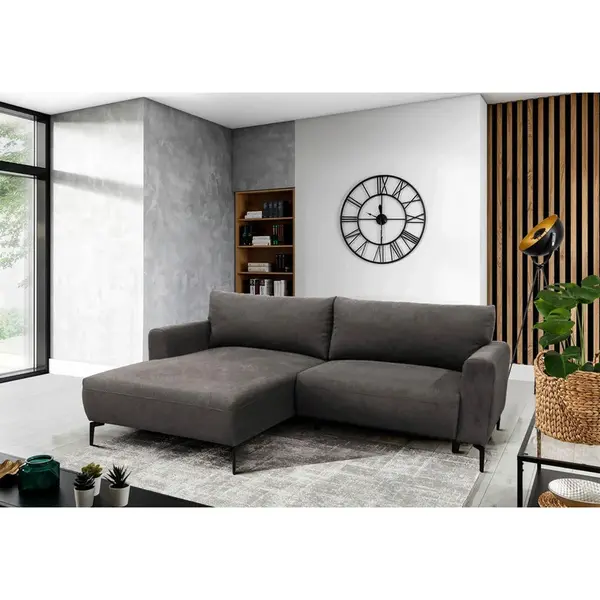 MID.YOU ROHOVÁ SEDAČKA, textil, hnědá