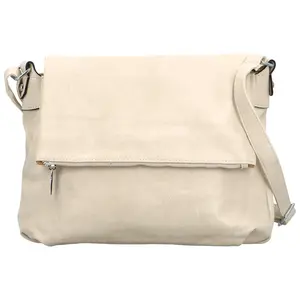 Trendy dámská koženková crossbody kabelka Rosalina, béžová