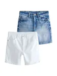 Next Džínsy  modrá denim / biely denim