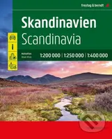 Skandinávie 1:200 000 - 1:400 000 / autoatlas - -