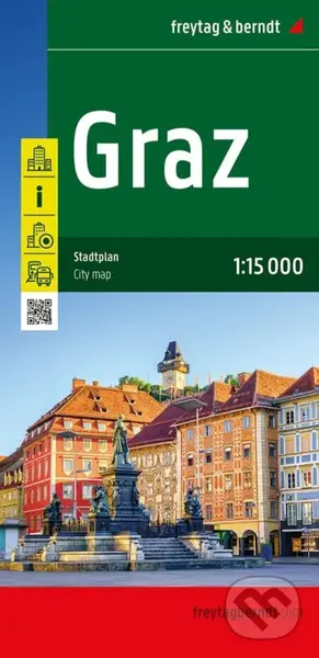 Graz 1:15 000 / mapa města - -