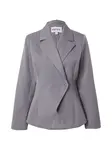 PIECES Blejzer 'PCFalka'  sivá / biela
