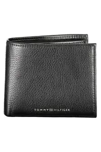 TOMMY HILFIGER BLACK MEN'S WALLET