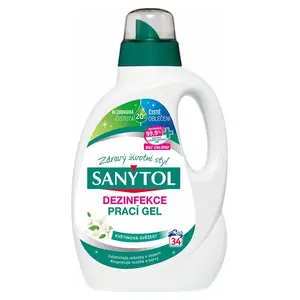 SANYTOL dezinfekčná práca gél kvetinová vôňa 34 dávok 1,7 l