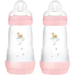 MAM Perfect Star Anti-colic Bottle antikoliková láhev 2m+ Pink 2x260 ml