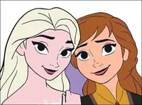 Moje omalovánky Ledové království