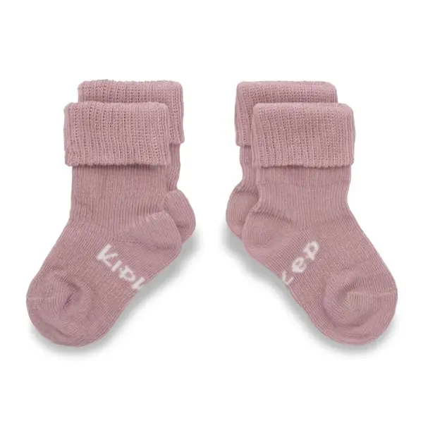 KipKep dětské ponožky Stay-on-Socks 12-18m 2páry Mauve