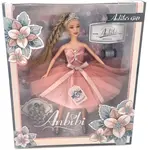 Bábika, ružové šaty 2