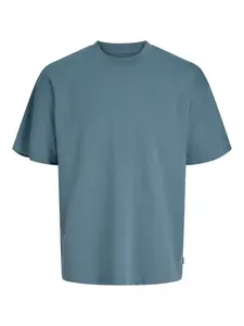 JACK & JONES Tričko 'JJEBARRON'  modrozelená
