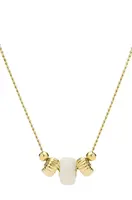 Náhrdelník Fossil zlatá barva